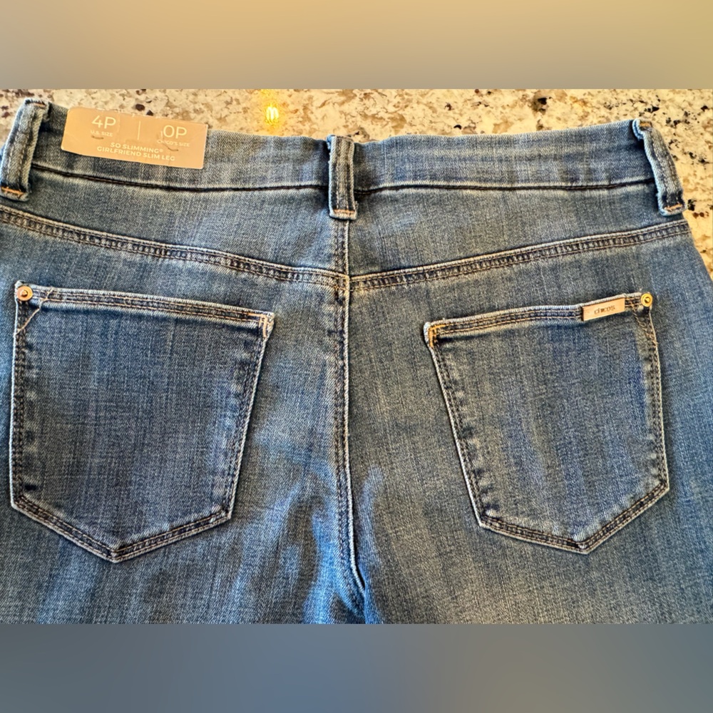 Chico's Blue Denim Set with Multicolor Embroidery - Picture 12 of 15